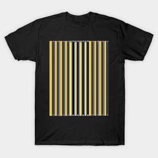 Yellow and black stripe pattern T-Shirt